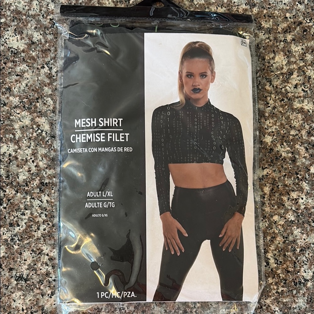 Women’s Black Mesh Shirt